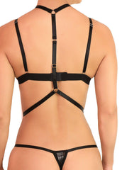 HONEY HARNESS FULL BODY - BLACK Sexy Harness Strappy BodyHarness Lingerie ADARABYCAROLB Intimates 